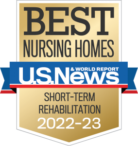 U.S. News Best Nursing Homes award badge