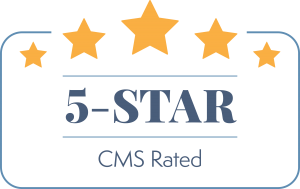 CMS 5 star rating badge