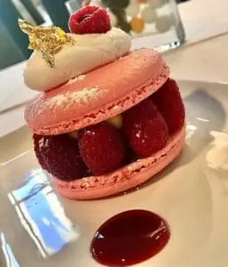 senior living dining dessert