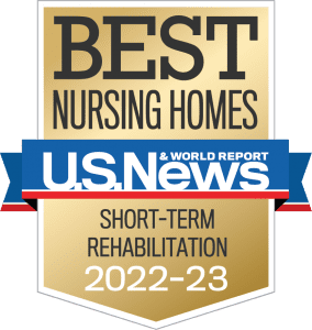 U.S. News Best Nursing Home award badge