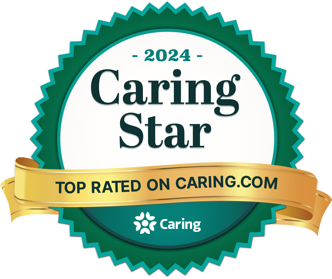 2023 Caring Star Top Rated on Caring.com badge