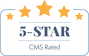 CMS 5 star rating badge